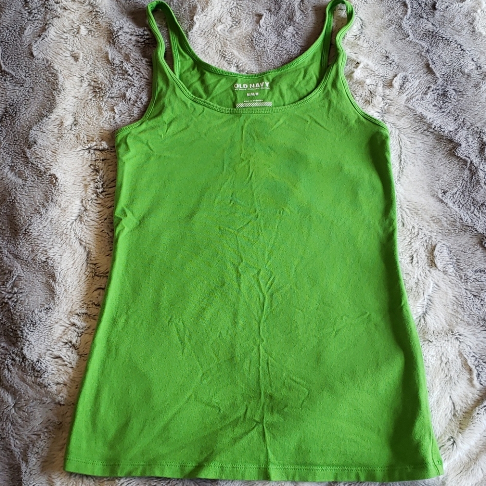 Old navy green tank top